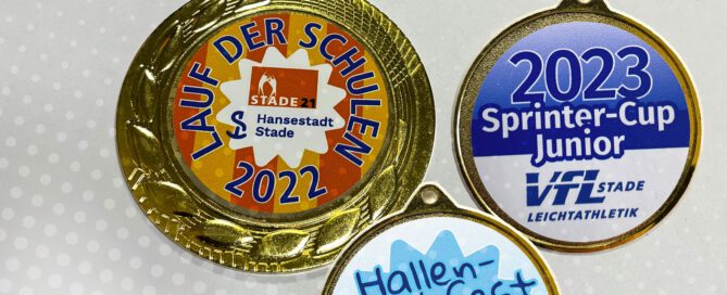 Aufkleber für Medaillen, Sport, Stade 21