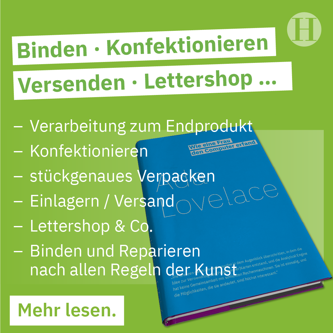 Binden, Konfektionieren, Versenden, Lettershop, Lagerung, Hesse Direktmarketing