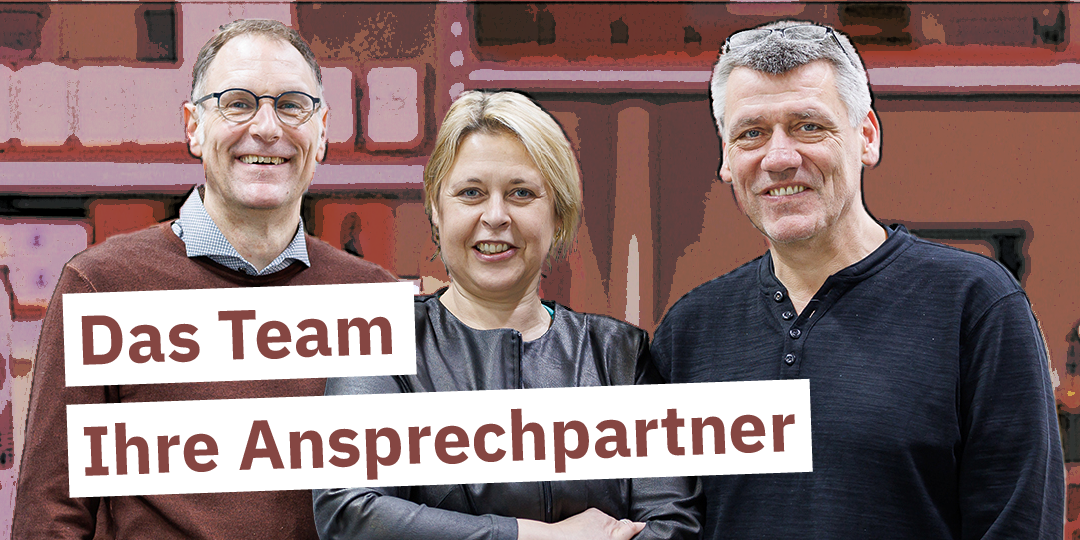 Das Team, Ihre Ansprechpartner, Thomas Pauli, Axel Penning, Sabine Hesse, Geschäftsführung